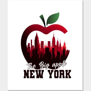 The Big Apple Is New York City Graphic Posters and Art